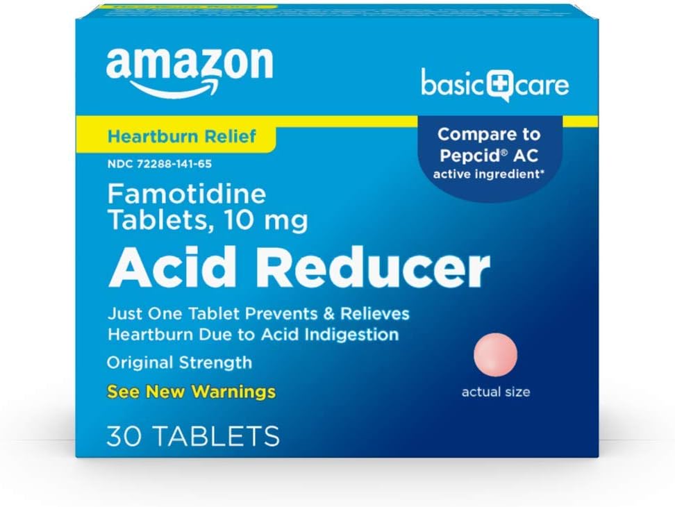 基本护理 减少酸剂 Famotidine 药片 10 Mg, 30 计