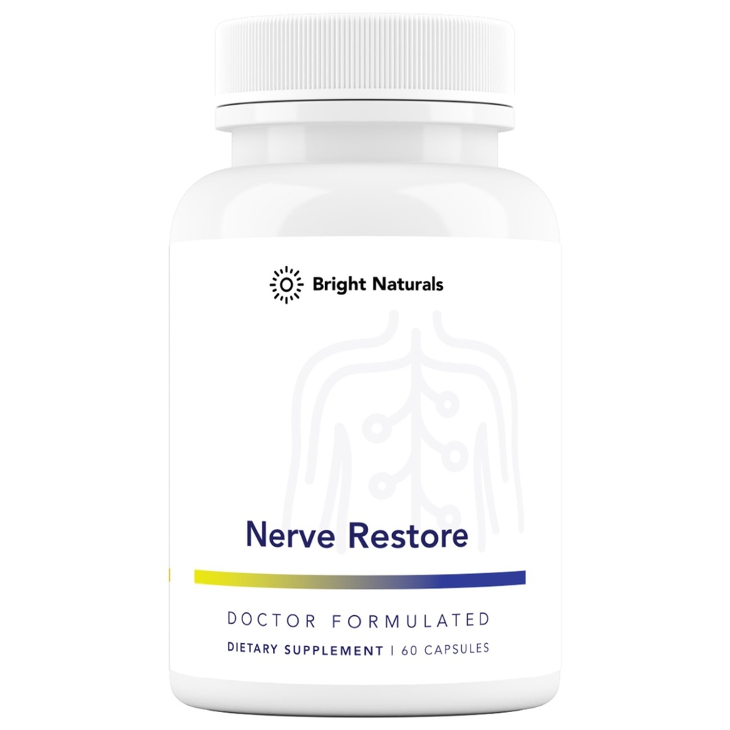 Nerve Restore - Nerve Support Supplement - Includes Pea, White Willow, and B-Vitamin Nerve Support Complex for Advanced Nerve Health Support - Made in the USA, 60 Capsules