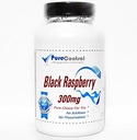 Black Raspberry 300mg // 180 Capsules // 纯 / 纯 / 由纯 控制补充