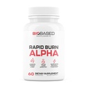 Rapid Burn Alpha - Fat Burner for Men - Supports Healthy Pathways Associated with GLP-1 Activity - Supports Appetite Control, Energy Booster, Helps Increase Metabolism & Fat Loss - 60 Unisex Capsules