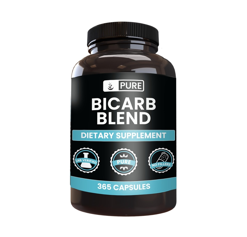 Bicarb Blend(365盖) 无镁或水稻填充器,永远纯净,实验室验证
