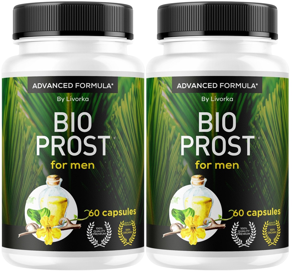 (2 Pack) BioProst For men - Bio Prost For Men, BioProst, Bio Prost, Bio Prost Original, Bio Prost Capsules, BioProst Pills, Original BioProst Supplement Support Formula, 120 Capsules For 2 Months