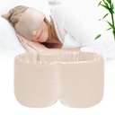 100% Handmade Bamboo Sleeping Eye Mask for Women for Men,Night Masks,Organic Sleep Mask,Blockout Eye Mask for Sleeping,Large Size Adjustable (1 PC, Apricot)
