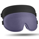 2 Pack Sleep Mask for Side Sleeper, Complete Light Blocking 3D Sleeping Eye Mask, Soft Breathable Eye Cover for Women Men, Travel, Nap, Relaxing Zero Pressure Night Blindfold (Black+Blue Grey)