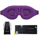 MZOO Luxury Sleep Mask for Women Men Patented Light Blocking Design