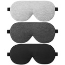 ALASKA BEAR 3 Pack Sleep Eye Masks Organic Cotton Cool Bamboo