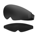 Sleep Mask 3D Contoured Memory Foam Eye Mask (Midnight Black)