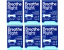 Breathe Right Nasal Strips Clear For Sensitive Skin Large 30 Each (Packs of 6)