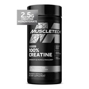 肌肉技术 白金酸单水合物 Capsules - Creapure Creatine Pre & Post Workout Muscle Builder,肌肉恢复和能量助推 男女辅助药 - 100 Veggie Pills