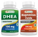 最佳天然物 DHEA 100毫克和氧化镁 500毫克