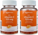 Basics Kids' Vitamin C 125 mg Gummys, 橙色, 60 个伯爵, 免疫健康, 2 个月供应(原索里莫)(2页)