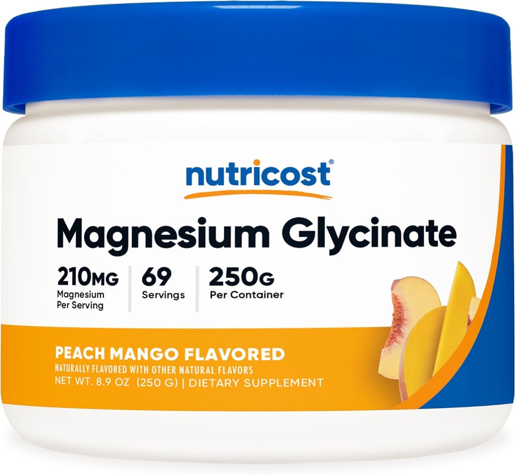 甘油酸镁(Peach Mango,250克) - 甘油酸镁(as Bisglycinate)