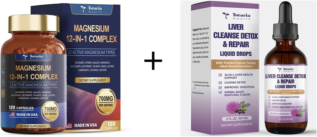 12 in 1 Magnesium Complex + Liver 清洁除毒和维修液体
