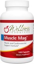 肌肉马格 - 肌肉热的高度可吸收性镁公式 - 与Magnesium Malate & Glycnit(100 Capsules)