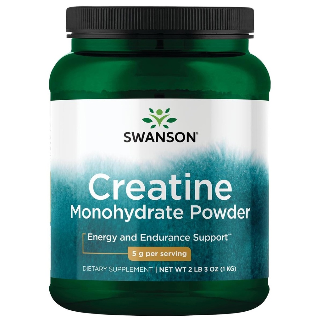 Swanson Creatine 单水合物粉末,微量化,每服5克,200公斤(1公斤)