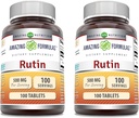 (原始内容存档于2019-09-21). Excellent Formulaments Rutin Supplements QQ 500 Mg QQ Tablets Non-GMO Gluten Free QQQ) 美国制造(2Pack QQ 100 Counter) 互联网档案馆的存檔,存档日期2014-09-02.