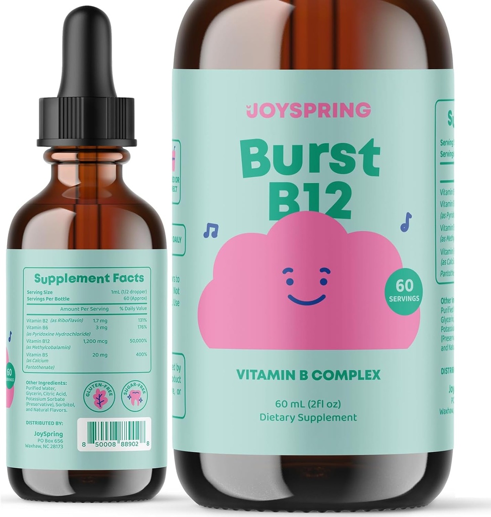 JoySpring 液态B复合体 - 儿童多维他命滴水 - 儿童天才维生素