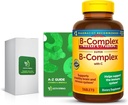 超级B-Complex with C, 460 片,带有独家维生素和矿物 A至Z - 更好的 Ligth & Spring Guide (2项)