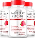 (3 Pack) Raspberry Ketone Capsules, 官方 Raspberry Ketone for Wight Loss, 全自然 Keto 公式解锁你的身体和健身目标, RaspberryKetone 1200MG 补编,评论(180 Capsules).