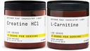 BEYOND RAW CREATINE HCL 粉末+ L-卡尼丁粉末盒
