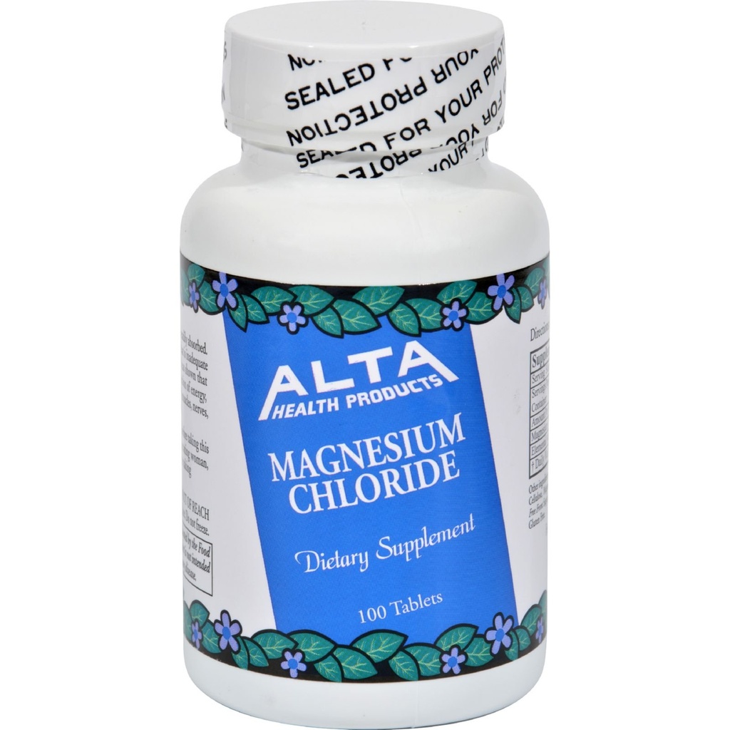 Alta Health 氯化镁片,100个