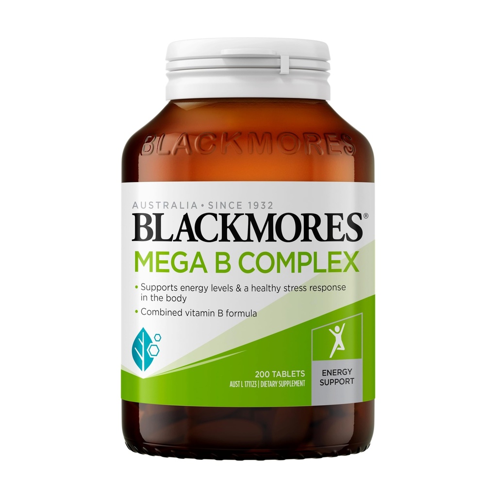 Blackmores Mega B 综合体 200 标签
