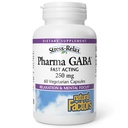 Natural Factors Pharma GABA - Dietary Supplement Supports Calm Sleep & Sleep Quality - Natural, Fast-Working Supplement Aids Focus & Brain Health - 60 Vegetarian Capsules (60 Servings)