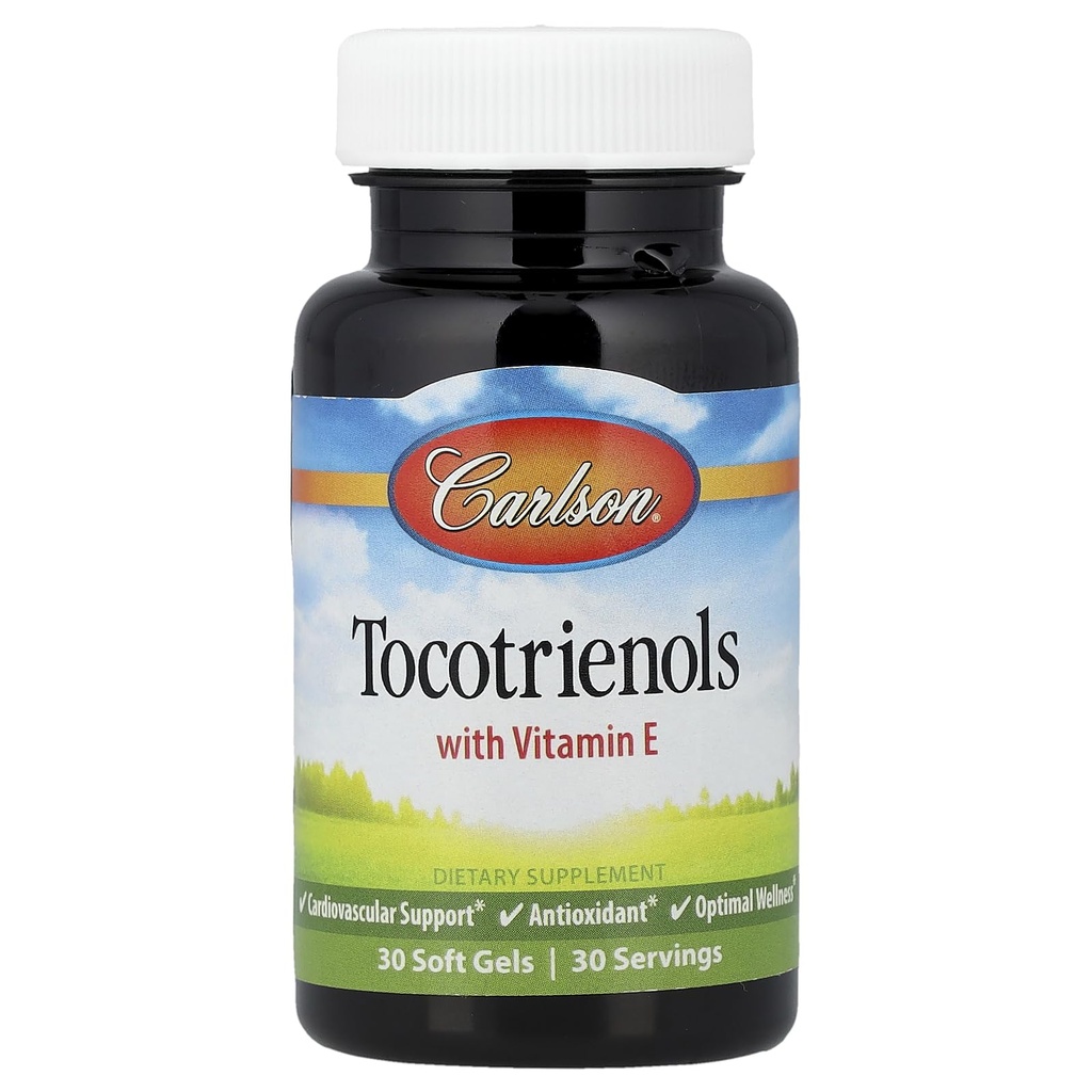 Carlson Labs Tocotrienols with Natural Vitamin E, 30 软胶