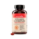 NatureWise Vitamin B Complex for Women and Men - with Folic Acid B1 B2 B3 B6 B12 - 支持细胞能和精神清晰 - Gluten & Dairy Free,非GMO - 150 Softgels [5-Month Supplement] (英语).