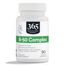 365 由全食品市场,维生素B-50 Complex, Vegan, 90 Capsules