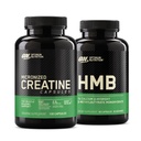 最佳营养(Uniformed Creatine Monohydrate 100 Capsules Bundled)与最佳营养素 HMB 90 Capsules