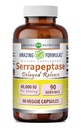 Amazing Formulas Serrapeptase Supplement | 40,000 IU | 90 Veggie Capsules | Non-GMO| Gluten Free | Made in USA