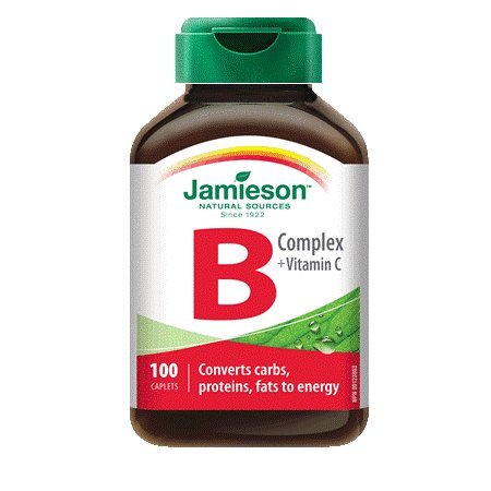 Jamieson实验室 B 配有维生素C-100卡片的复合体