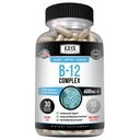 Kaya Naturals B-12 Complex 女性和男性能量和代谢素的多维他命补充剂
