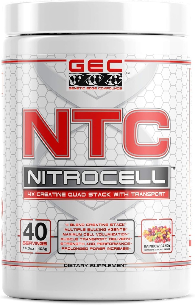 GEC NTC NITROCELL 4X CREATINE 四方包装(虹糖)