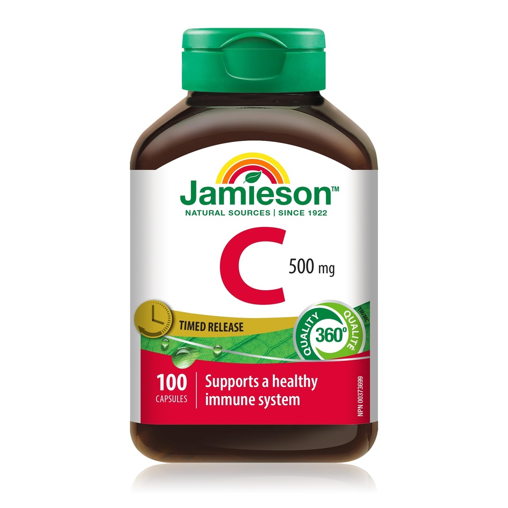 Jamieson 维生素C 500 mg 及时释放卡普尔