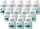 Bisglycinate镁200mg - 高吸收性锌补充剂 - 胃上温和,无胶质,支持睡眠,肌肉硬屑和正模 - 120 Capsules (12页)