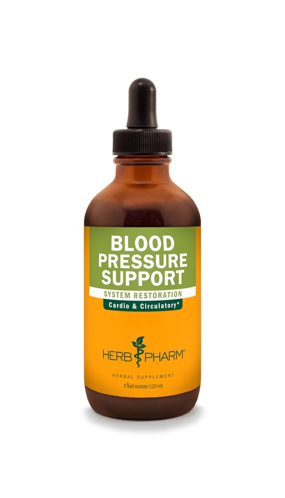Herb Pharm Blood Pressure Support Liquid Formula: Help Maintain Established Normal Blood Pressure, Cardiovascular & Circulatory System | Non-GMO, Vegan, Gluten-Free | Up to ~3 Month Supply, 4 oz*
