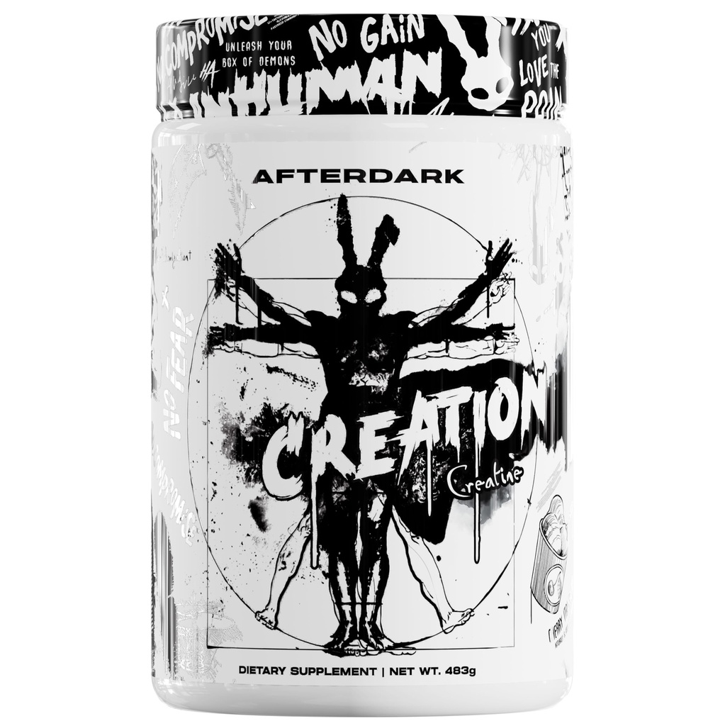 AFTERDARK Supplements Creation – Creatine + HMB Powder | 6 Forms of Creatine for Strength, Endurance & Hydration | No-Bloat Formula | for Men & Women | Cherry Italian Ice