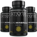 (3 Bottles) 15mg Zinc Glycinate from Albion® 6 Essential Trace Bisglycinate Minerals, Manganese, Boron, Chromium, Selenium, Molybdenum Supplement 90 Plant-Based Vegan Capsules