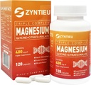 Triple Magnesium Complex | 400mg of Magnesium Glycinate, Malate & Citrate for Muscles, Nerves & Energy |with Vitamin C,B6 for High Absorption | for Women & Men(120 Capsules)