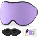 LitBear Sleep Mask for Side Sleeper Women Men, Eye Mask for Sleeping