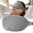FRESHME Cotton Sleep Eye Mask - Travel Eye Mask for Sleeping Airplane Blackout Eye Covers for Long Flight Essentials Accessories, Comfortable Sleep Night Masks for Men Women Side Sleeper