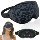 Fashion Soft Sleep Mask, 100% Blackout Eye Mask for Women (Leopard Print)