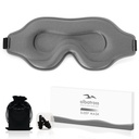 Sleep Mask for Men and Women, Lash Extensions 3D Eye Mask, Ash