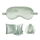 3Pcs Satin Eye Mask Silky Sleep Masks Pillowcase Similar to Silk Pillow Cases Soft and Breathable for Sleeping Gifts