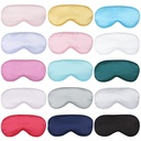 15pcs Sleep Mask for Sleeping-Adjustable Elastic Band Blackout Eye Mask, Soft and Comfortable Eye Sleep Mask, Suitable for Bed, Plane, Long-Distance Ride, Office (Multicolor)