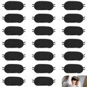 20-Pack Blindfold Sleep Mask Bulk, Eye Covers for Sleeping