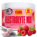 Dr. Price’s Electrolytes Powder Bulk – Raspberry, 90 Servings | Sugar Free Hydration Drink Mix with 72+ Trace Minerals, Manganese | Keto Electrolytes | Vegan, Doctor-Formulated, Made in USA
