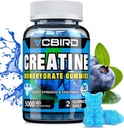 Creatine Monohydrate 5g Per Serving, No Sugar Creatine Supplements Support for Strength, Performance, Energy, Recovery, Gluten-Free Creatine for Women and Men, Blueberry Flavor (30 Gummies121)